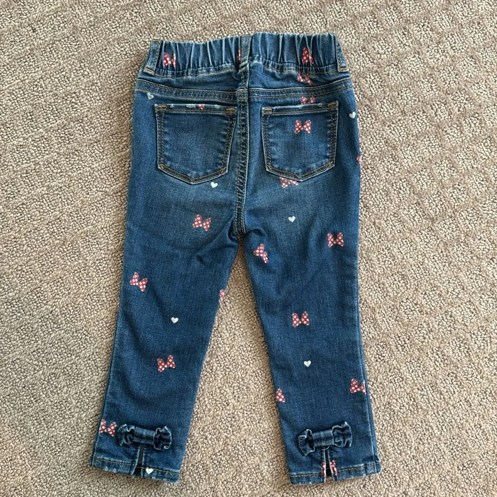 Baby Gap Disney Minnie Mouse toddler jeans 2T